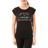 little marcel camiseta tee-shirt tamia e15ftss0124 noir para mujer