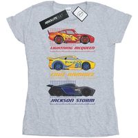 disney camiseta manga larga cars para mujer