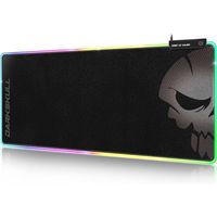 spirit of gamer darkskull hub rgb xxxl alfombrilla gaming negra