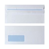 dl window envelope 90gsm white self seal 1000 pack