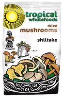 tropical wholefoods dried shiitake mushrooms - 50g