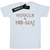 fantastic beasts camiseta manga larga no muggle no maj para mujer