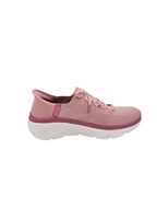 zapatillas skechers dlux walker 20 dark mauve knittri mujer