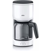 braun purease breakfast kf 3120 wh cafetera de goteo 1000w blanca