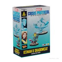 juego de mesa marvel crisis protocol iceman  shadowcat edad recomendada 14 anos