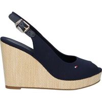 tommy hilfiger alpargatas fw0fw04789 iconic elena sling back wedge para mujer