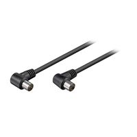 cable coaxial antena acodado 15m negro