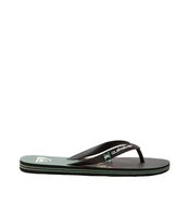 quiksilver - chanclas verdes para hombre - molokai stripe 42 verde