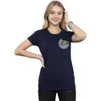 disney camiseta manga larga the mandalorian the child para mujer