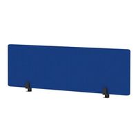 air desktop screen 1400x400mm bespoke stevia blue fabric