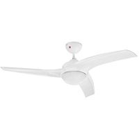 tristar ve-5817 ventilador de techo con luz y mando 55w blanco