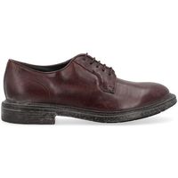 moma zapatos bajos zapato derby de piel marron para hombre