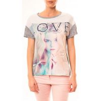 by la vitrine blusa top love b002 gris para mujer