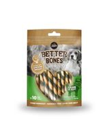 snack zoe better bones twist para perros de cordero y menta x 10uds