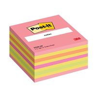 post-it note cube - neon pink - 76x76mm 450 sheets - 2028 np