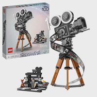 kit de construccion lego  disney 43230 camara en homenaje a walt disney set conmemorativo del 100