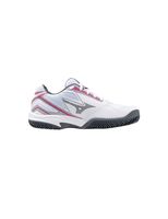 zapatillas de tenis mizuno break shot 4 cc mujer blanco