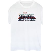 marvel camiseta manga larga love and thunder para mujer