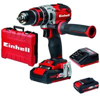 einhell te-cd 18 li-i bl kit taladro percutor inalambrico  2 baterias 18v  cargador  maletin