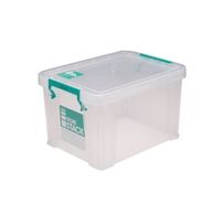 storestack storage box clear 1 litre 180x110x90mm rb00814