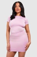 minifalda plus super suave premium sin costuras pink