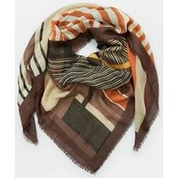 beck sondergaard bufanda becksondergaard lines scarf brown para hombre