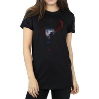 it camiseta manga larga pennywise quiet para mujer