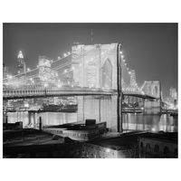 cuadro - luces en el puente de brooklyn cm 60x75