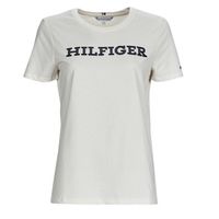 tommy hilfiger camiseta reg monotype emb c-nk ss para mujer