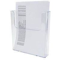 deflecto flat back literature holder a4