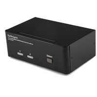 startech conmutador switch kvm 2 xusb 20 displayport