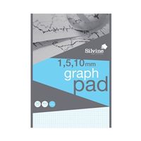 silvine graph pad 1510mm 50 sheets a4 a4gp1510