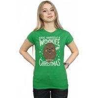 disney camiseta manga larga wookiee little para mujer