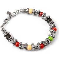 cryady pulseras arejo-blackredgreen para hombre