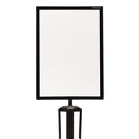 vfm barrier system sign holder a4 portrait black 326403