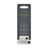 parker black quink permanent ink cartridge 12x5 60 pack s0881570