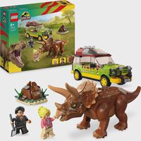 lego 76959 jurassic park investigacion del triceratops juguete para ninos y ninas a partir de 8