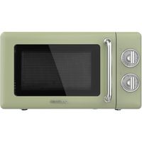 cecotec proclean 3110 retro microondas con grill 20l 700w verde