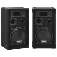 vidaxl altavoces pasivos escenario profesional hifi 2 uds 800 w negro