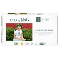 eco by naty disposable nappies size 2 - mini - pack of 33