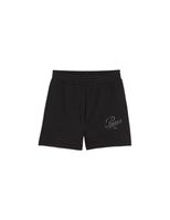 mallas puma essentials script high-waist shorts 5 mujer black