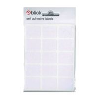 blick white labels 19x25mm 2100 pack rs001652