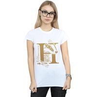 harry potter camiseta manga larga hufflepuff para mujer