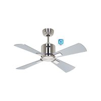 ventilador de techo casafan 942041w eco neo iii 92cm plata y wengue con wifi