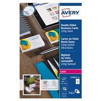 avery c32016 quick  clean business cards laser 220gsm