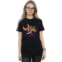 marvel camiseta manga larga avengers assemble para mujer