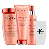 pack discipline fondant gentle - kerastase - bain fluidealiste gentle 250 ml  fondant fluidealiste 200 ml  fluidissime 150 ml