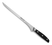 cuchillo jamonero acero inoxidable forjado nitrum 250 mm mango negro