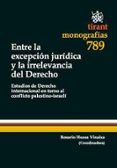 entre la excepcion juridica y la irrelevancia del derecho