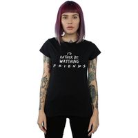 friends camiseta manga larga rather be watching para mujer